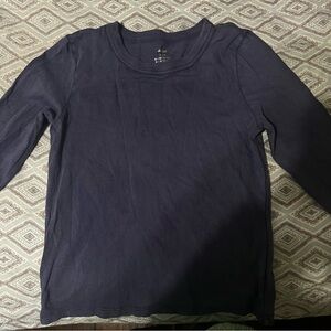 aerie navy blue long sleeves
